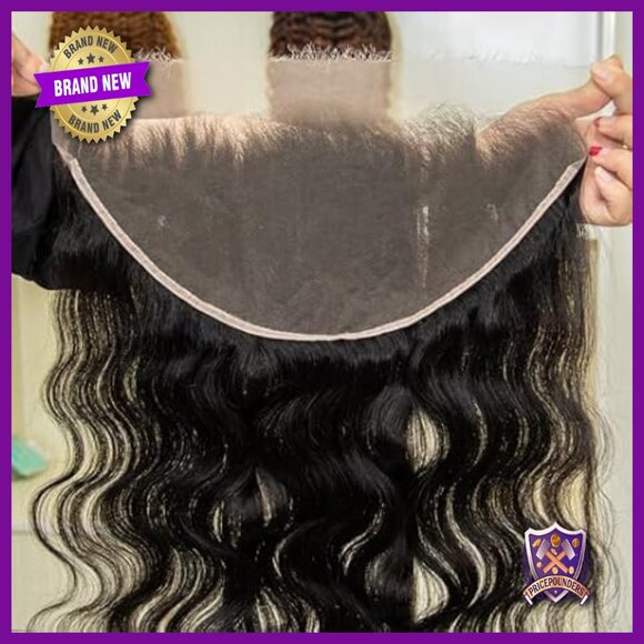 13x6 HD Lace Frontal Body Wave Human Hair Extension 12 Inch Pre-Plucked main image 5
